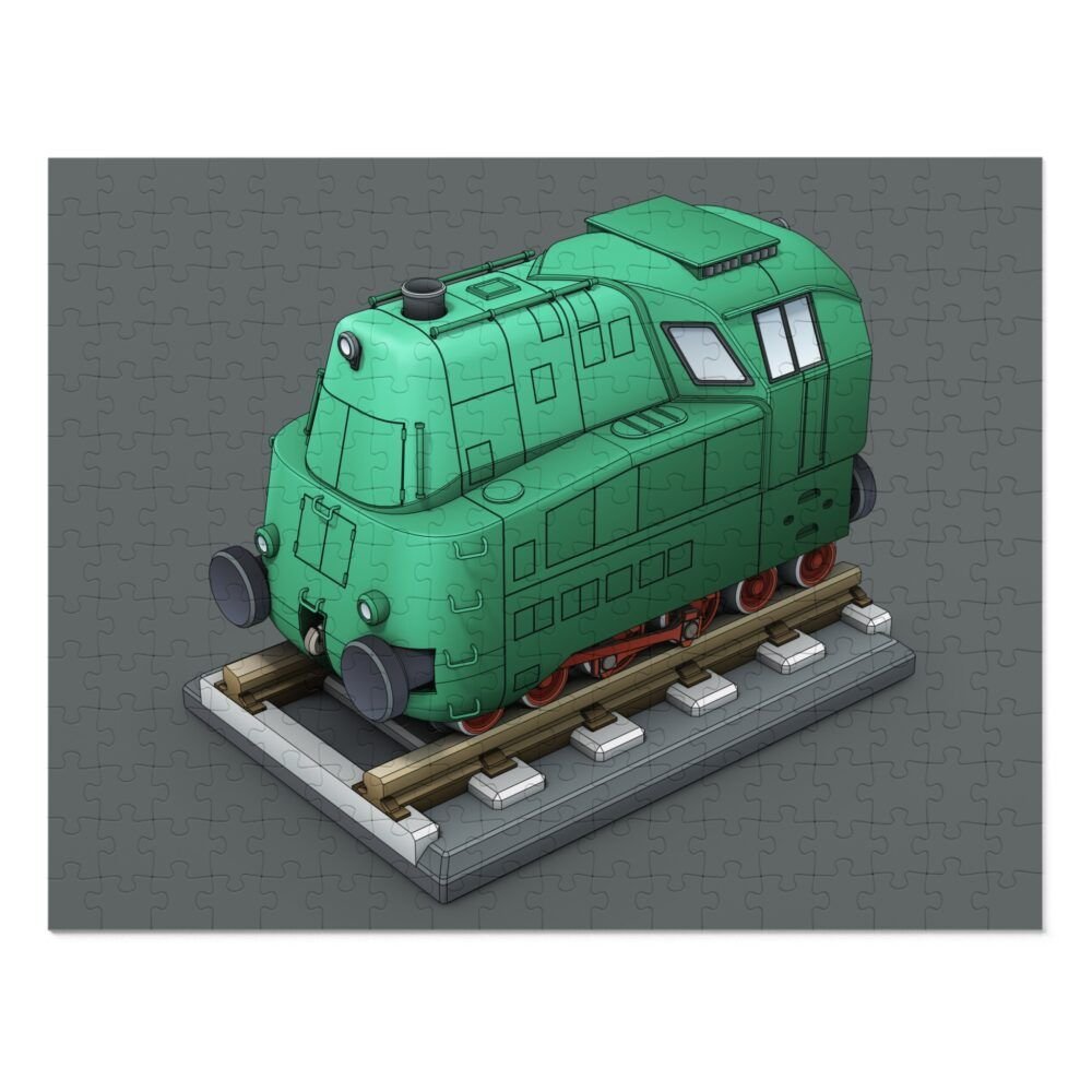 Locomotive Art Jigsaw Puzzle (30, 252-Piece) - Train Enthusiasts Game - Meteor Edition