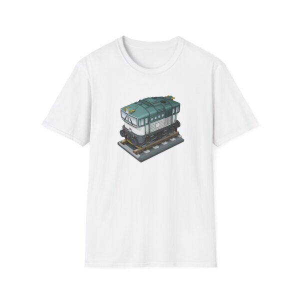 Locomotive Design T-Shirt - Unisex Softstyle - Train Enthusiasts Tee - Vizor Edition