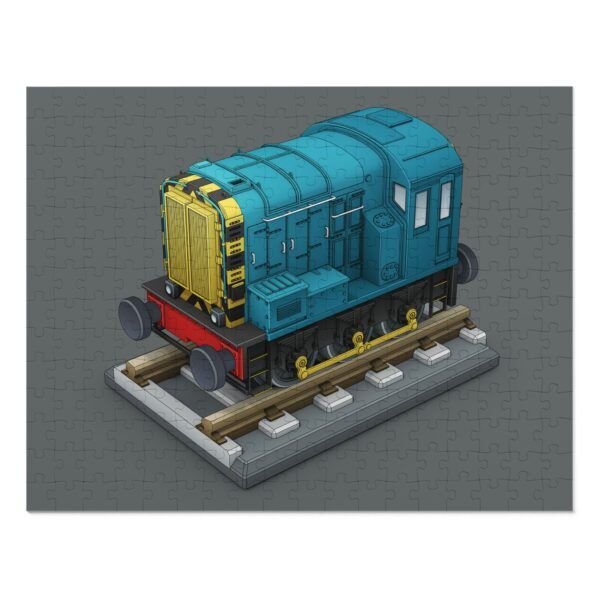 Locomotive Art Jigsaw Puzzle (30, 252-Piece) - Train Enthusiasts Game - Atlas Edition