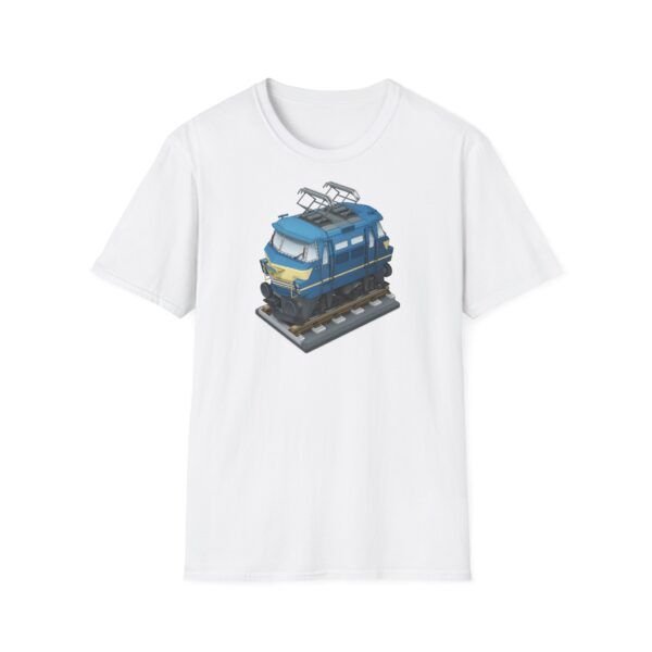 5098370236522495304_2048.jpeg Locomotive Design T-Shirt - Unisex Softstyle - Train Enthusiasts Tee - Raijin Edition